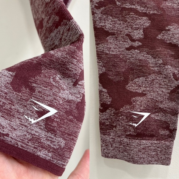 Gymshark Camo Seamless Two Piece Set in “Berry” - Picture 15 of 16